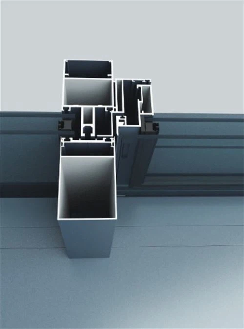 Aluminium Curtain Wall Profil Facade Design